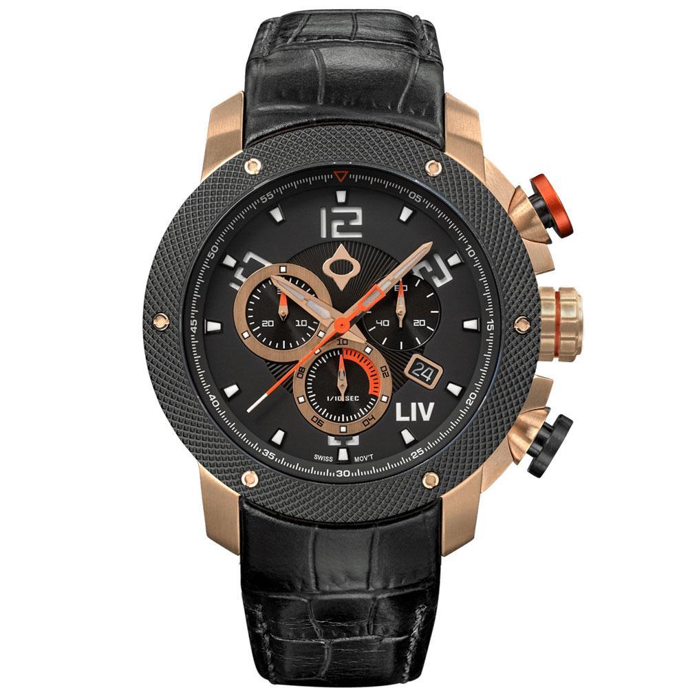 LIV GX1 Rose Gold - LIV Swiss Watches